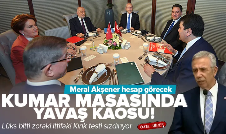 Yavaş krizi kırık testinin sızıntısı