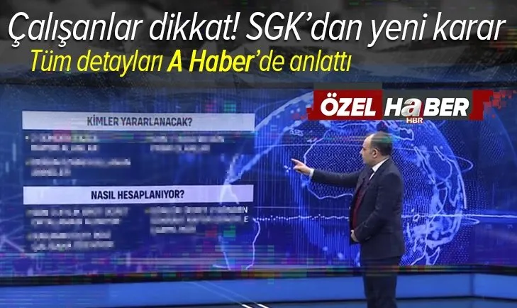 Son dakika: Çalışanlar dikkat! Rapor parası değişiyor! SGK’dan rapor ödenekleri için yeni karar
