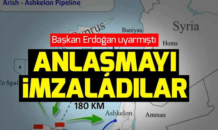 Mısır ile Rum yönetimi arasında doğalgaz anlaşması imzalandı