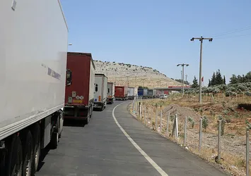Cilvegözü Sınır Kapısı'ndan 55 bin 549 tır geçti