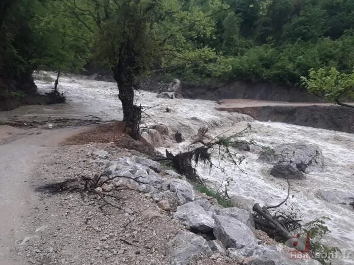Kastamonu’da sel felaketi korku saldı! Köylüler evlerine giremiyor