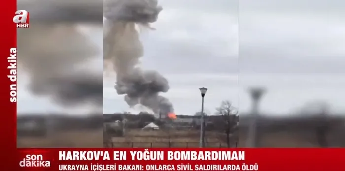 SON DAKİKA | Rus saldırısında Kiev’in bombalanma anı: 28 ölü