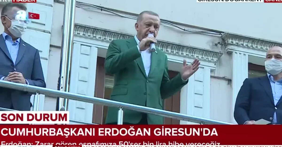 Başkan Erdoğan'dan Giresun halkına 2 müjde