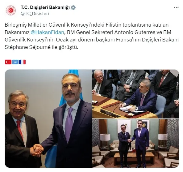 BMGK’da Filistin toplantısı! Dışişleri Bakanı Hakan Fidan’dan Derhal ateşkes çağrısı: Gazze’nin geleceği Filistinlilerin elindedir