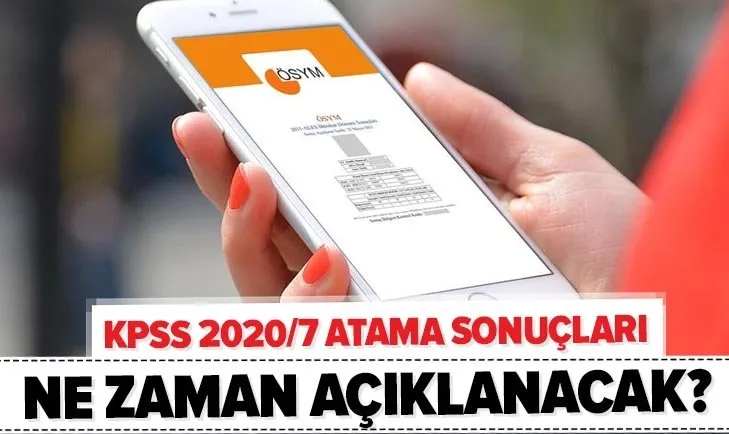 Heyecanlı bekleyiş sürüyor! KPSS 2020/7 Tarım ve Orman Bakanlığı tercih atama sonuçları ne zaman açıklanacak?
