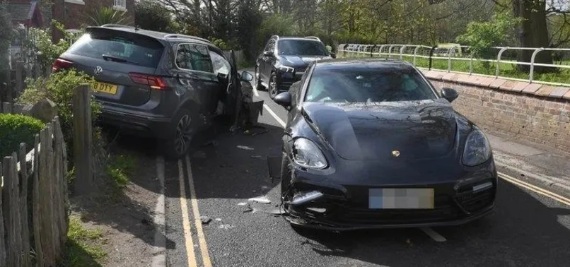 Manchester Unitedlı Bruno Fernandes trafik kazası geçirdi!