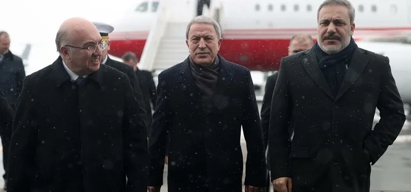 Bakan Akar ve MİT Başkanı Fidan Moskova'da: Suriye ile ilk resmi temas
