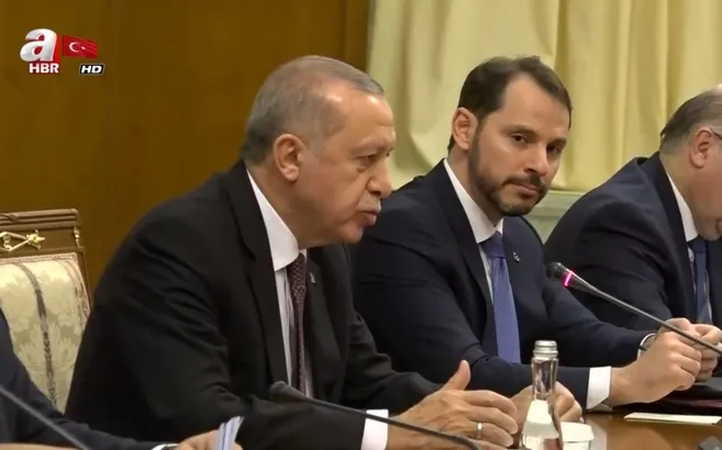 Başkan Erdoğan ile Rus lider Putin görüştü