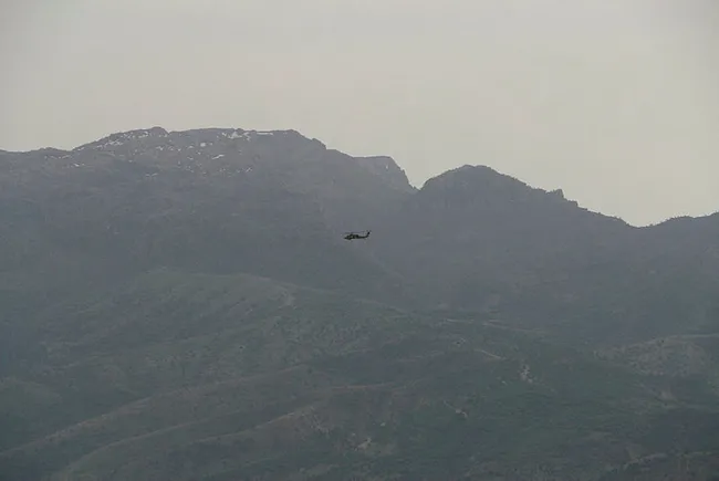 Terör örgütü PKK’ya yönelik operasyonların yürütüldüğü Şırnak’ta askeri hareketlilik