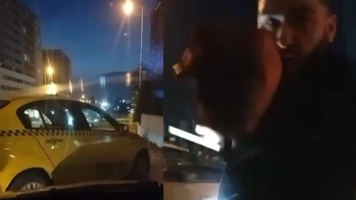 Esenyurt'ta taksiciler arasında park kavgası! Saldırı anı kameraya yansıdı