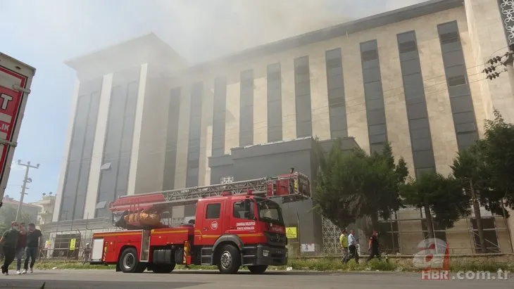 Son dakika! Çanakkale Emniyet müdürlüğü binasında korkutan yangın