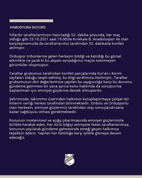 orduda-futbol-karsilasmasinda-buyuk-skandal-kuran-i-kerim-sayfalari-konfeti-seklinde-sahaya-firlatildi-1635057507337.jpg Ordu'da futbol karşılaşmasında büyük skandal! Kur’an-ı Kerim sayfaları konfeti şeklinde sahaya fırlatıldı - 7