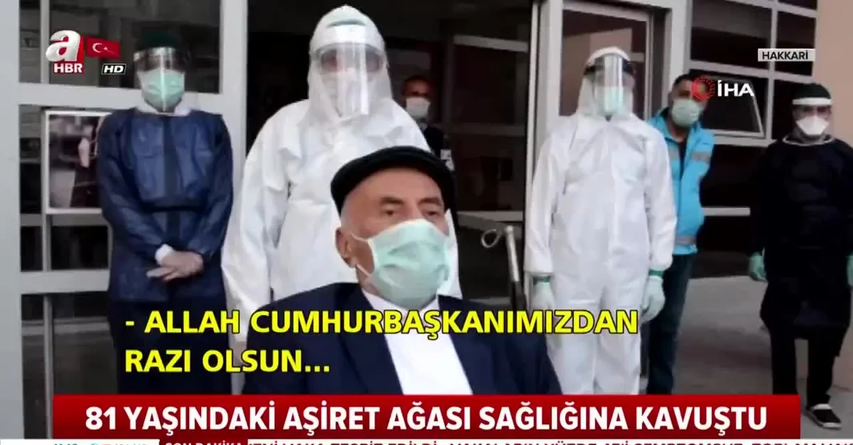 Aşiret ağası Mehmet Adıyaman korona virüsü yendi Başkan Erdoğan'a teşekkür etti
