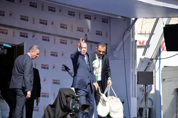 Başkan Erdoğan'a Şırnak'ta sevgi seli