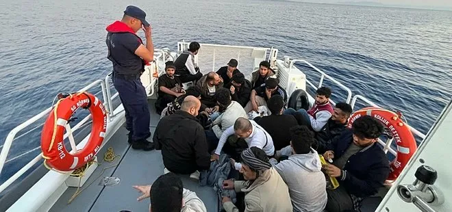 Muğla’da 23 kaçak göçmen kurtarıldı