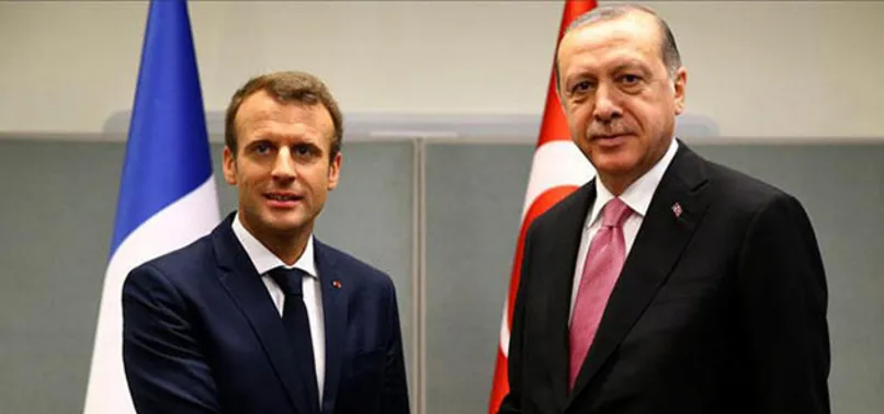 Başkan Erdoğan, Macron ile görüştü