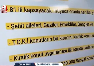 81 ilde 500 bin sosyal konut projesinde detaylar belli oldu! Uzman isim A Haber'de anlattı: Tarihte ilk kez...