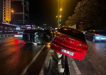 Esenyurt'ta zincirleme kaza! 2 yaralı