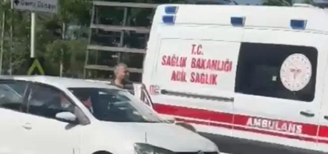 İstanbul’da skandal olay! Ambulansı durdurup bakın ne sordu