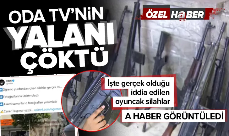 A Haber Oda TV’nin ’silah’ yalanını çökertti!