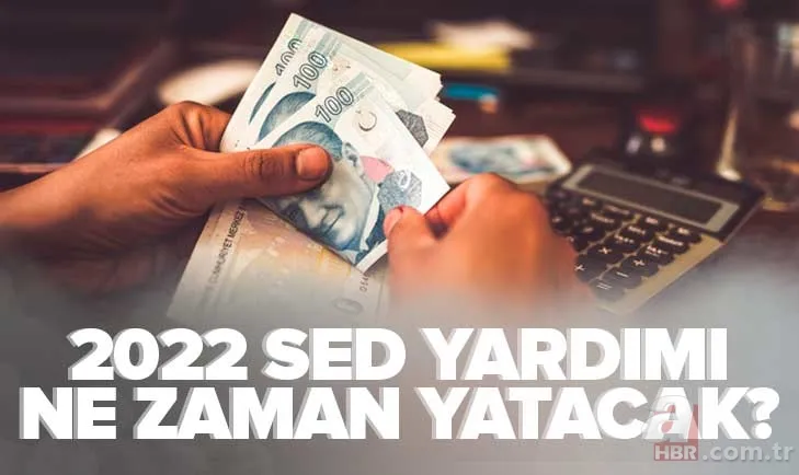 SED yardımı son dakika ödeme takvimi açıklandı mı? 2022 Aralık ayı SED yardımı paraları ne zaman yatacak? 1