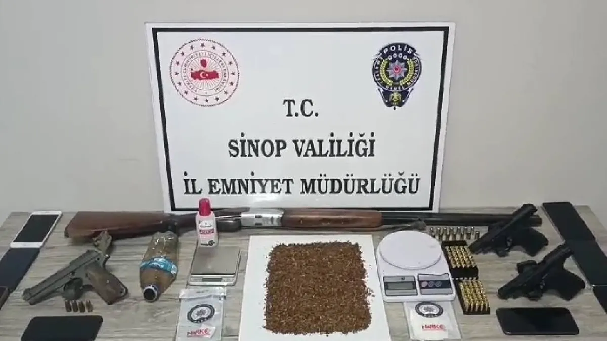 Sinop'ta uyuşturucu operasyonu: 2 şüpheli tutuklandı