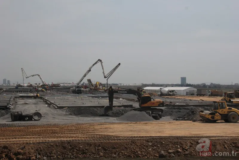 Başkan Erdoğan duyurmuştu! Atatürk Havalimanı'nda başlayan çalışmalar havadan görüntülendi 17