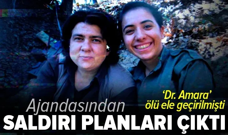 Dr. Amara kod adlı terörist SİHA ile öldürülmüştü! Ajandasından saldırı planları çıktı
