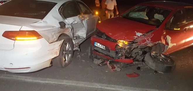 Adıyaman’da iki otomobil çarpıştı: 4 yaralı