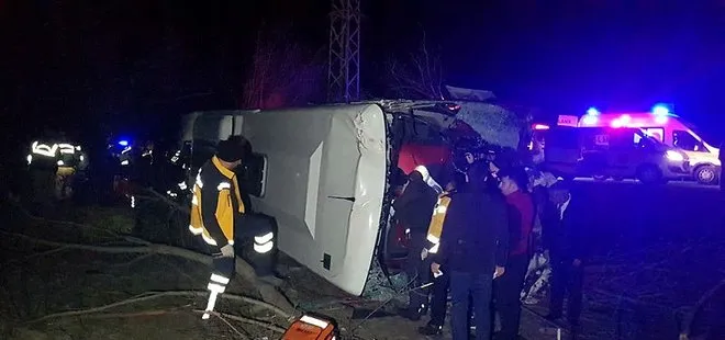 Son dakika: Erzincan’da yolcu otobüsü şarampole uçtu: Ölü ve yaralılar var