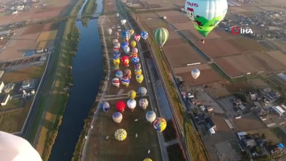 Görsel şölen yaşandı