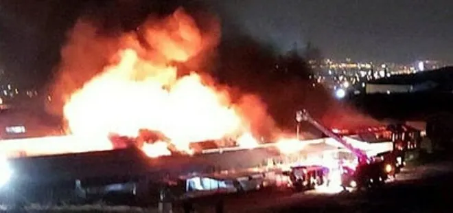 Son dakika: Ankara Yenimahalle’de kargo şirketinin deposunda yangın
