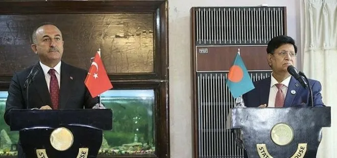 Son dakika: Dışişleri Bakanı Mevlüt Çavuşoğlu Bangladeşli mevkidaşı Momen ile görüştü
