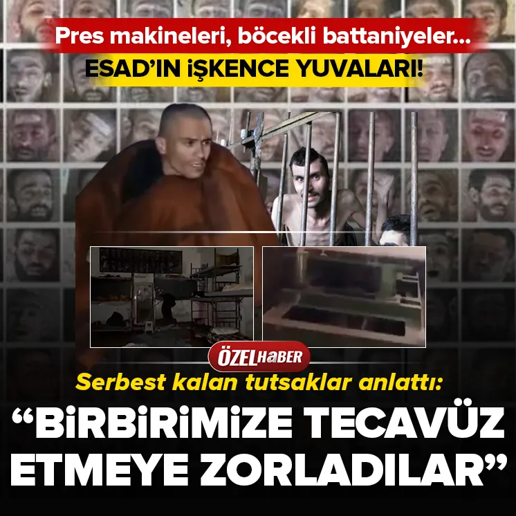 Esad hapishanelerinde kan donduran işkenceler!