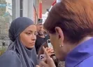 Akşener soru soran gençlere parmak salladı