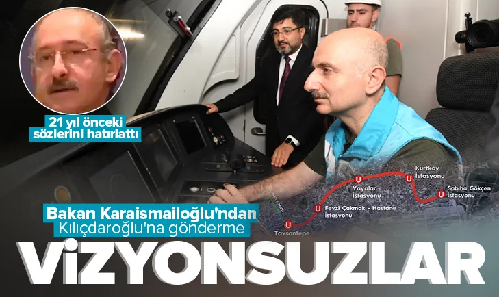 Bakan Karaismailoğlu’ndan Kılıçdaroğlu’na gönderme