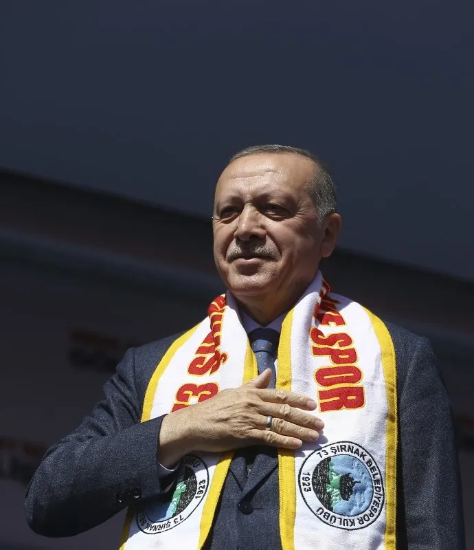 Başkan Erdoğan'a Şırnak'ta sevgi seli