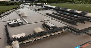 Keşfedilen gazın işleneceği tesisin maketi ortaya çıktı