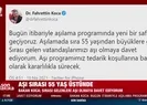 Aşı sırası 55 yaş üstünde