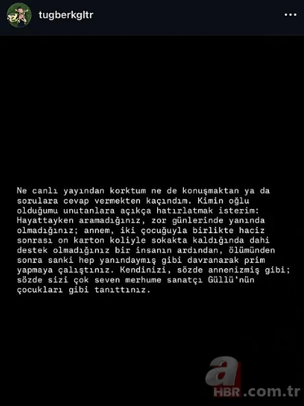Güllü'nün oğlundan Tuğyan'a zehir zemberek sözler: Ablamın masumiyetine güvenmek hataydı 14