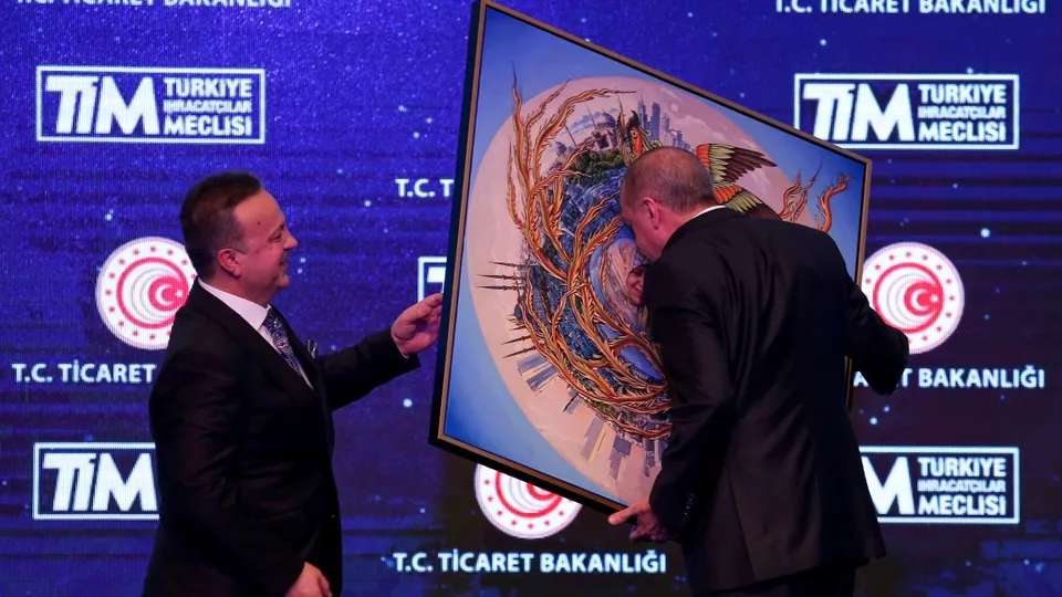 Başkan Erdoğan'a tablo süprizi