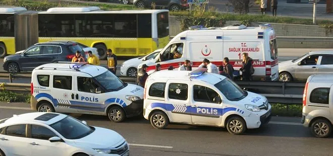 İstanbul D-100 karayolu orta refüjde ceset bulundu! Darp izi ve yüzünde kan...