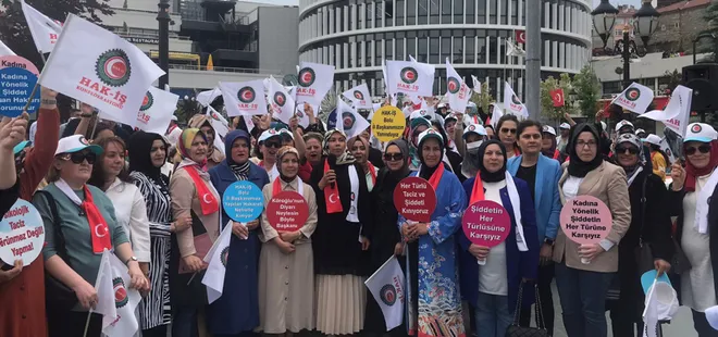 CHP’li Bolu Belediye Başkanı Tanju Özcan’a tepkiler sürüyor! HAK-İŞ üyelerinden protesto: Hacer Çınar’ın haklı mücadelesinde yanındayız
