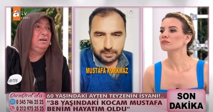 60 yaşındaki Ayten Korkmaz evden kaçan genç eşine yalvardı! “Uğruna Mecnun oldum…”