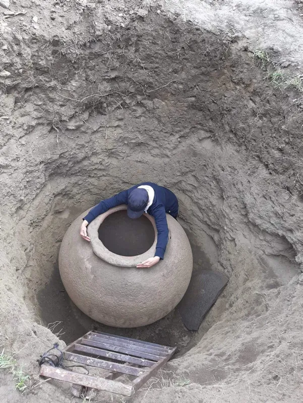 Aydın’da kaçak kazıdan tarihi küp çıktı! Bir insan boyunda