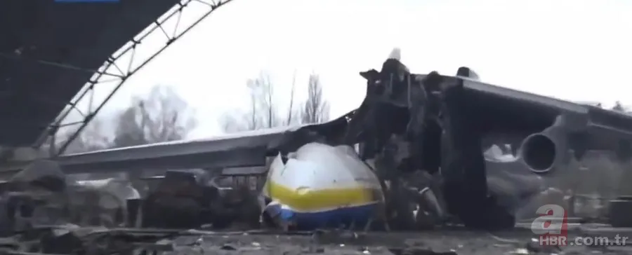 Ukrayna'ya ait dünyanın en büyük uçağı Antonov An-225'in son görüntüsü ortaya çıktı! Rus ordusunun vurduğu iddia edilmişti 6