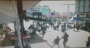 Turist kadın Taksim’de dehşeti yaşadı!