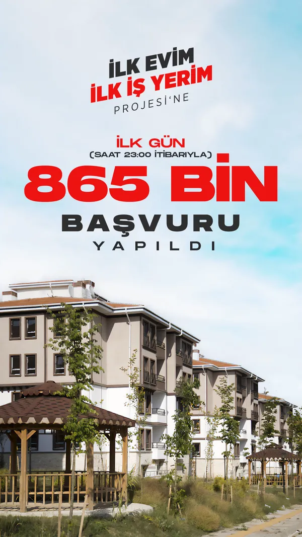 Rekor üstüne rekor! Konut projesine başvurular 850 bini aştı