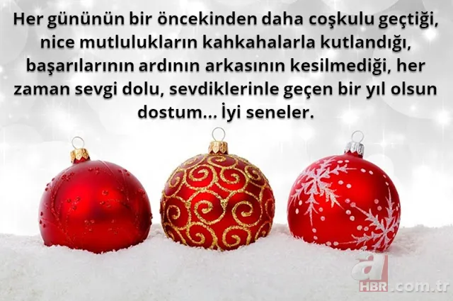 En güzel yeni yıl mesajları 2022! Yılbaşı mesajları sözleri resimli sözlü! İşte en anlamlı neşeli yeni yıl kutlama mesajları... 3