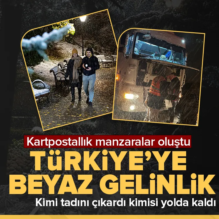 Türkiye beyaza büründü